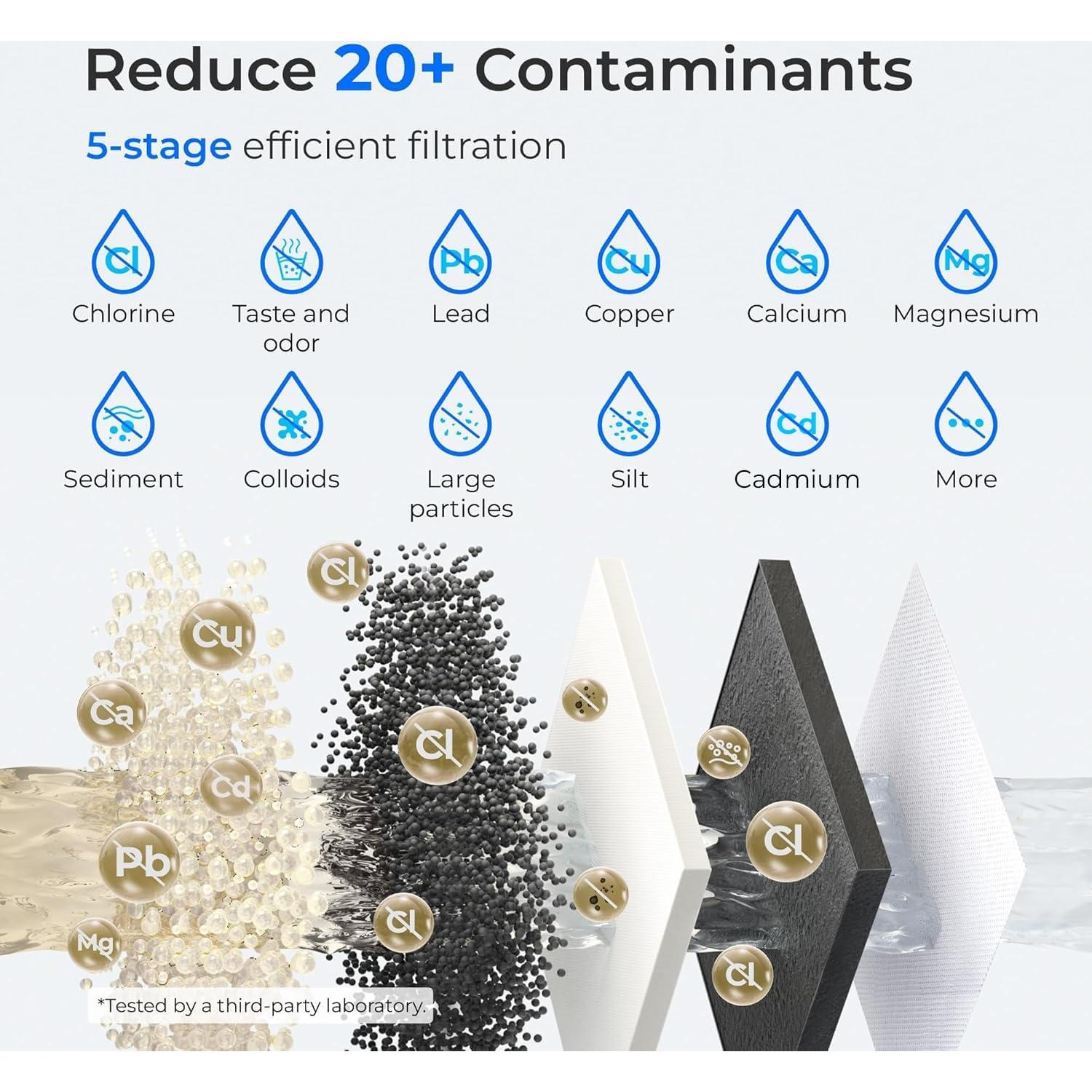 Jarra Filtro Agua Eléctrica Waterdrop WD-ED06W 17 Tazas Blanca