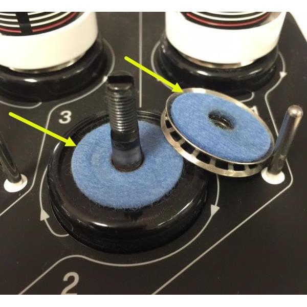 Fieltro de Disco de Tensión Brother S36299001 12-Pack Azul