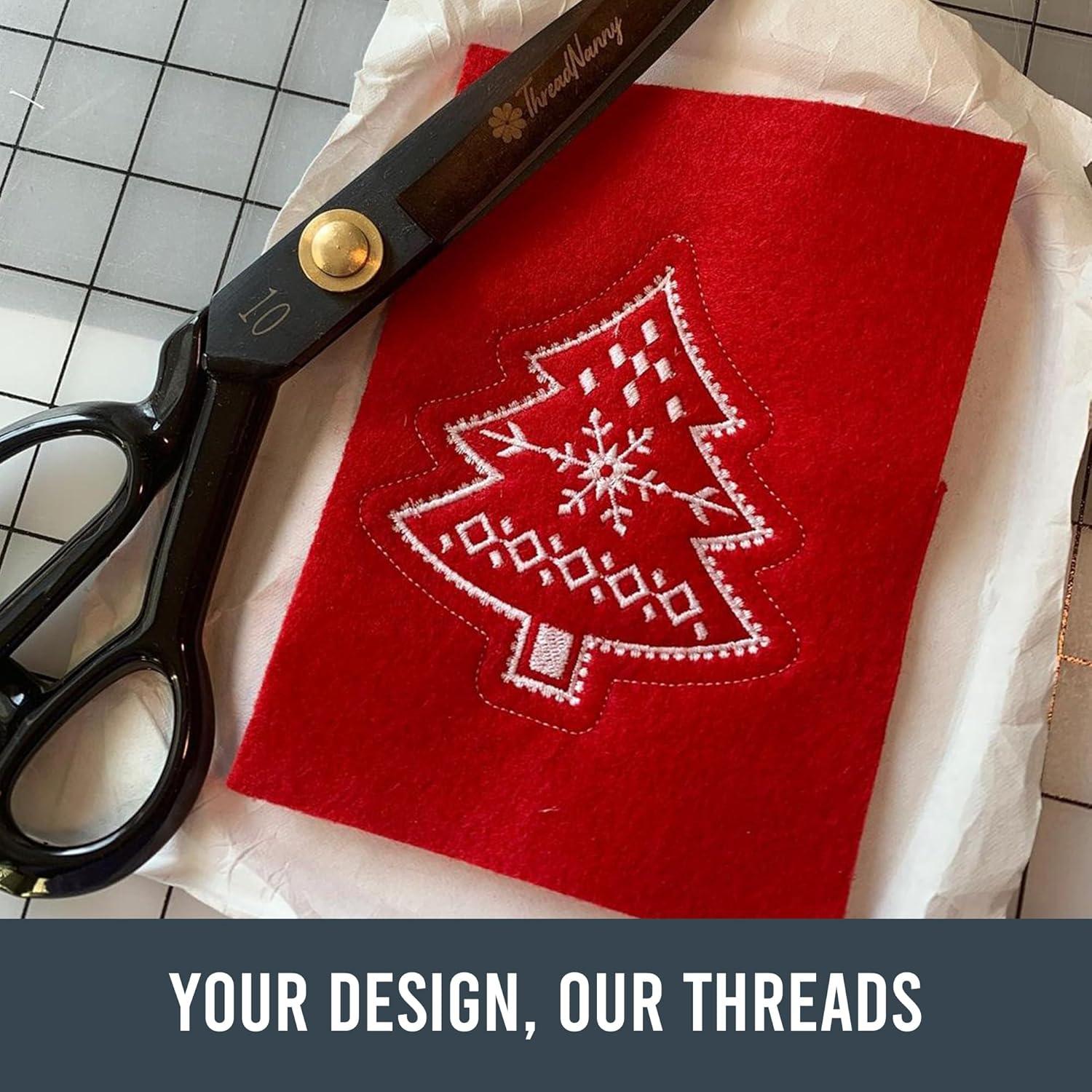 Hilo de Bordar ThreadNanny 144pcs Poliester Blanco L SA155