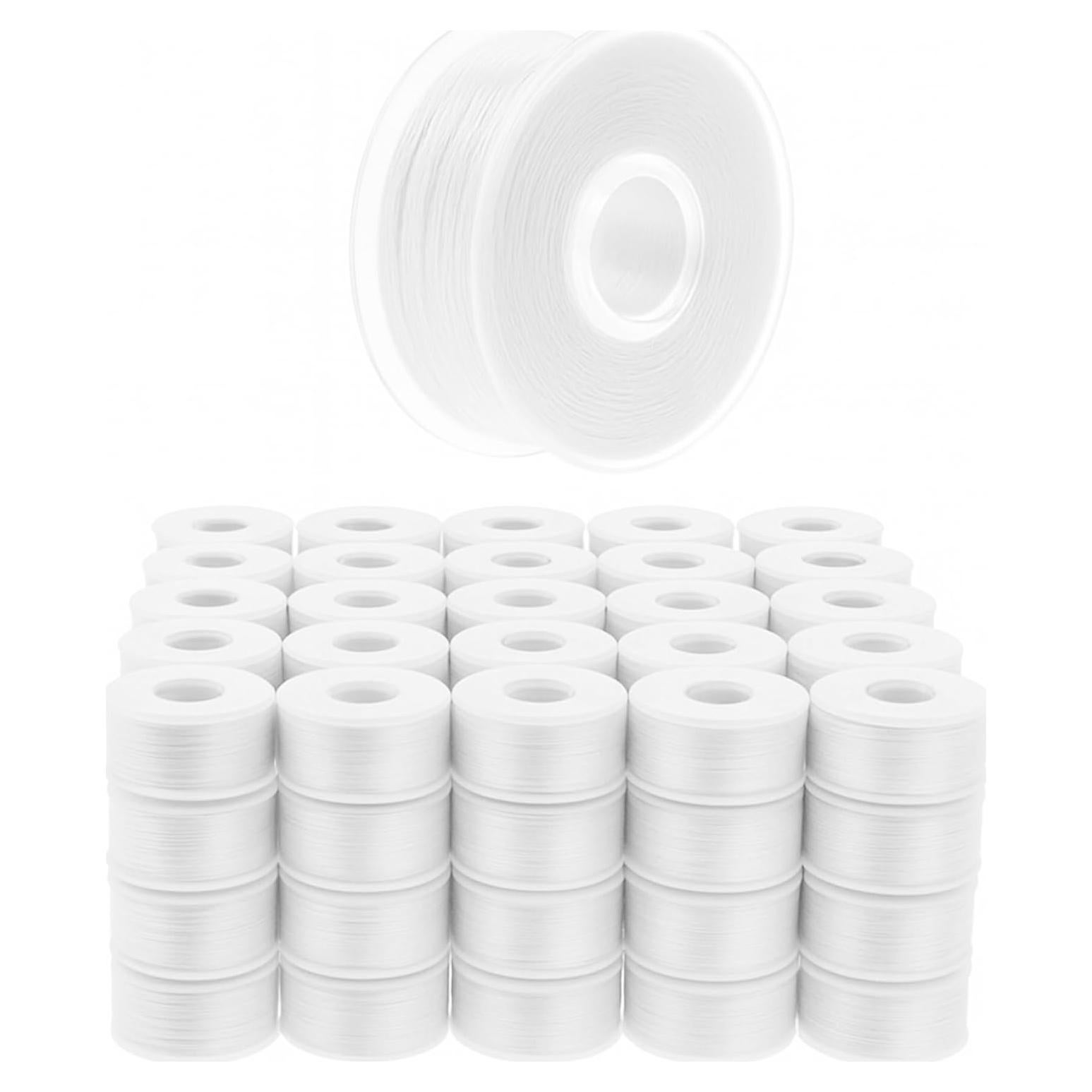 Bobinas Preenhebradas Mandala Crafts 144 Blancas 130.2m