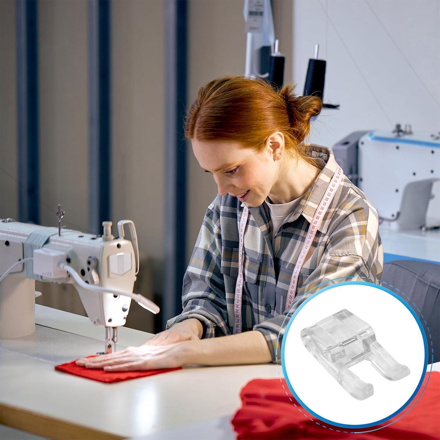 Pie de Prensatelas de Bordado Abierto FIKLOTA para Bajo Shank