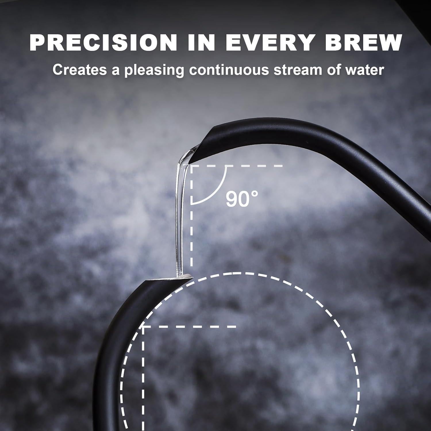 Hervidor Eléctrico Nueve&Five EK9502B 1L Negro con Termómetro