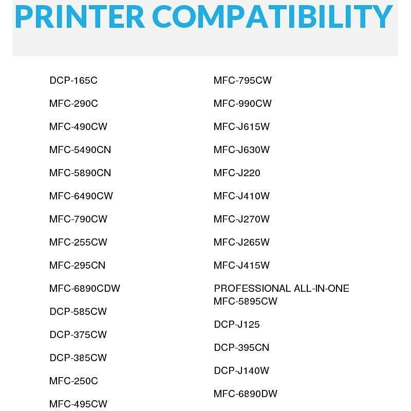 Cartucho de Tinta Negro Compatible SPEEDYINKS LC61BK para Brother