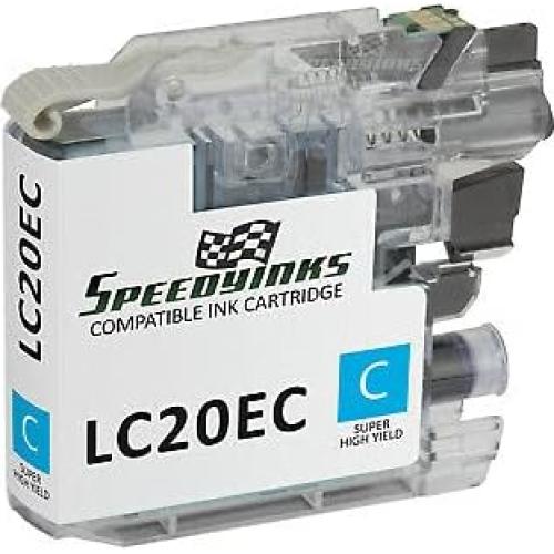 Cartucho de Tinta Compatible Brother LC20E Super Alta Capacidad - 10 Piezas