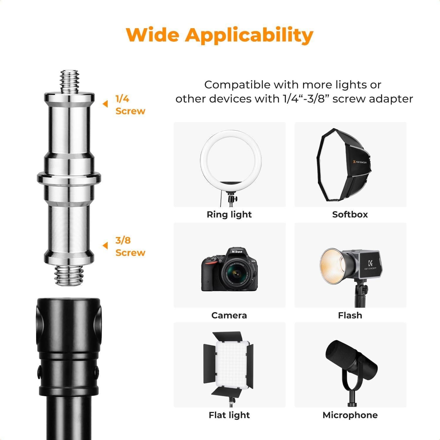 Soporte de Pared K&F Concept Brazo Boom 100cm para Luz