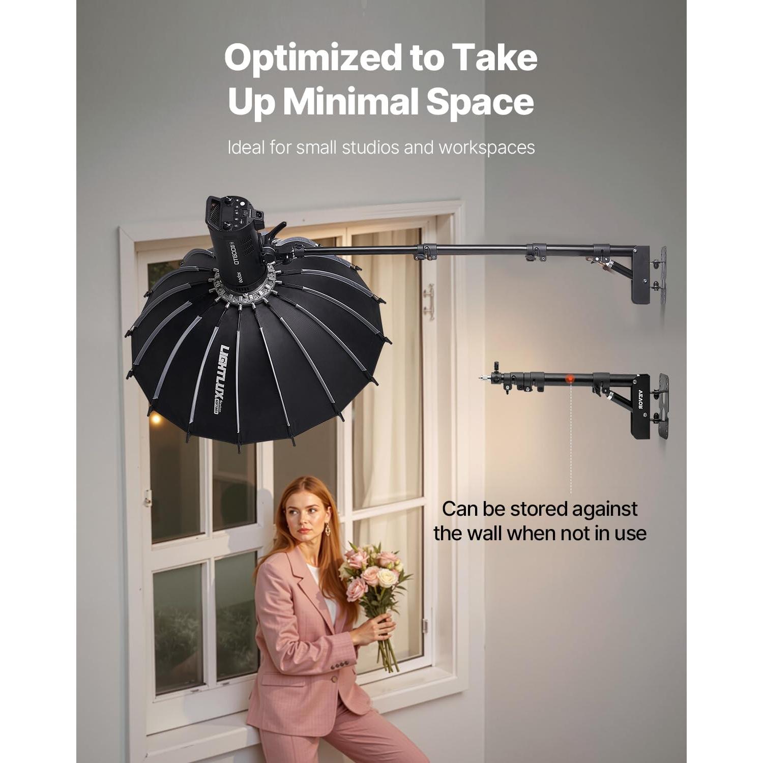 Brazo de Montaje en Pared VEVOR 100 cm Ajustable 3 kg