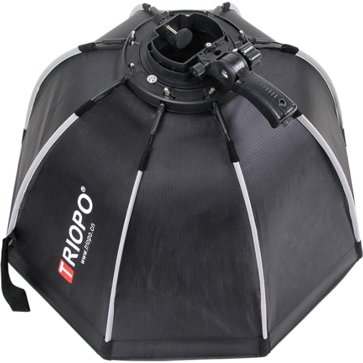 Softbox Octagonal 55cm Triopo para Flash Godox y Yongnuo