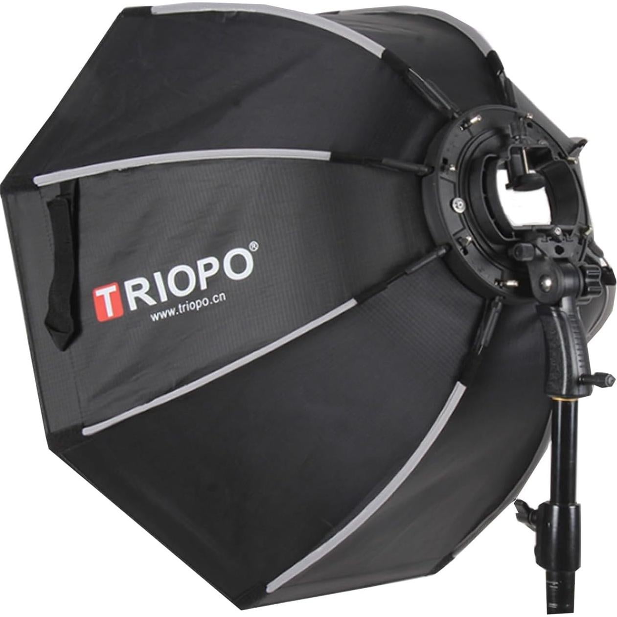 Softbox Octagonal 55cm Triopo para Flash Godox y Yongnuo