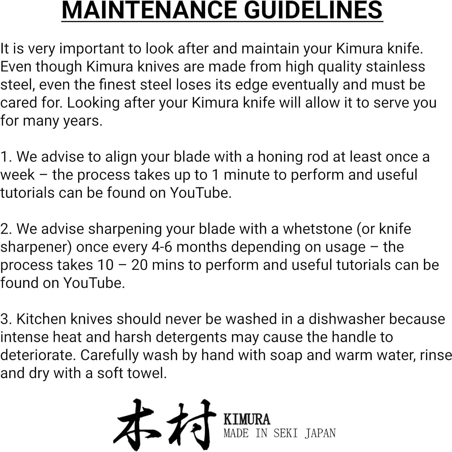 Cuchillo de Pelar Kimura 8.9 cm Acero Inoxidable Japonés