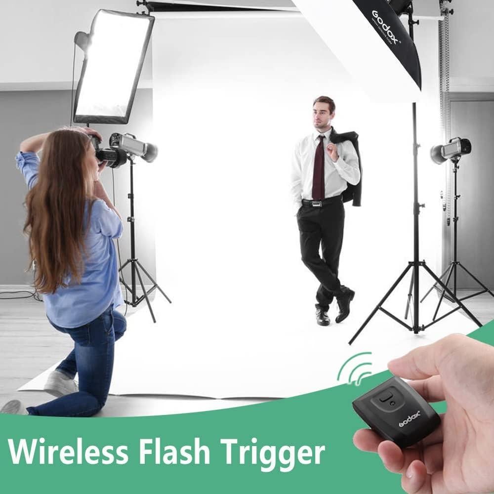 Kit de Luces Estroboscópicas Godox E300 2x300W con Softbox