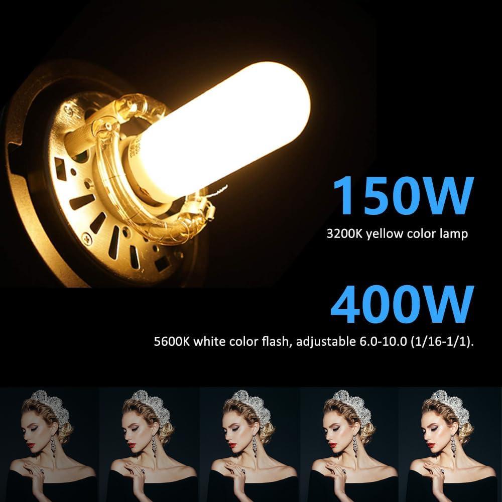 Kit de Luz de Flash Godox SK400II 800W para Estudio