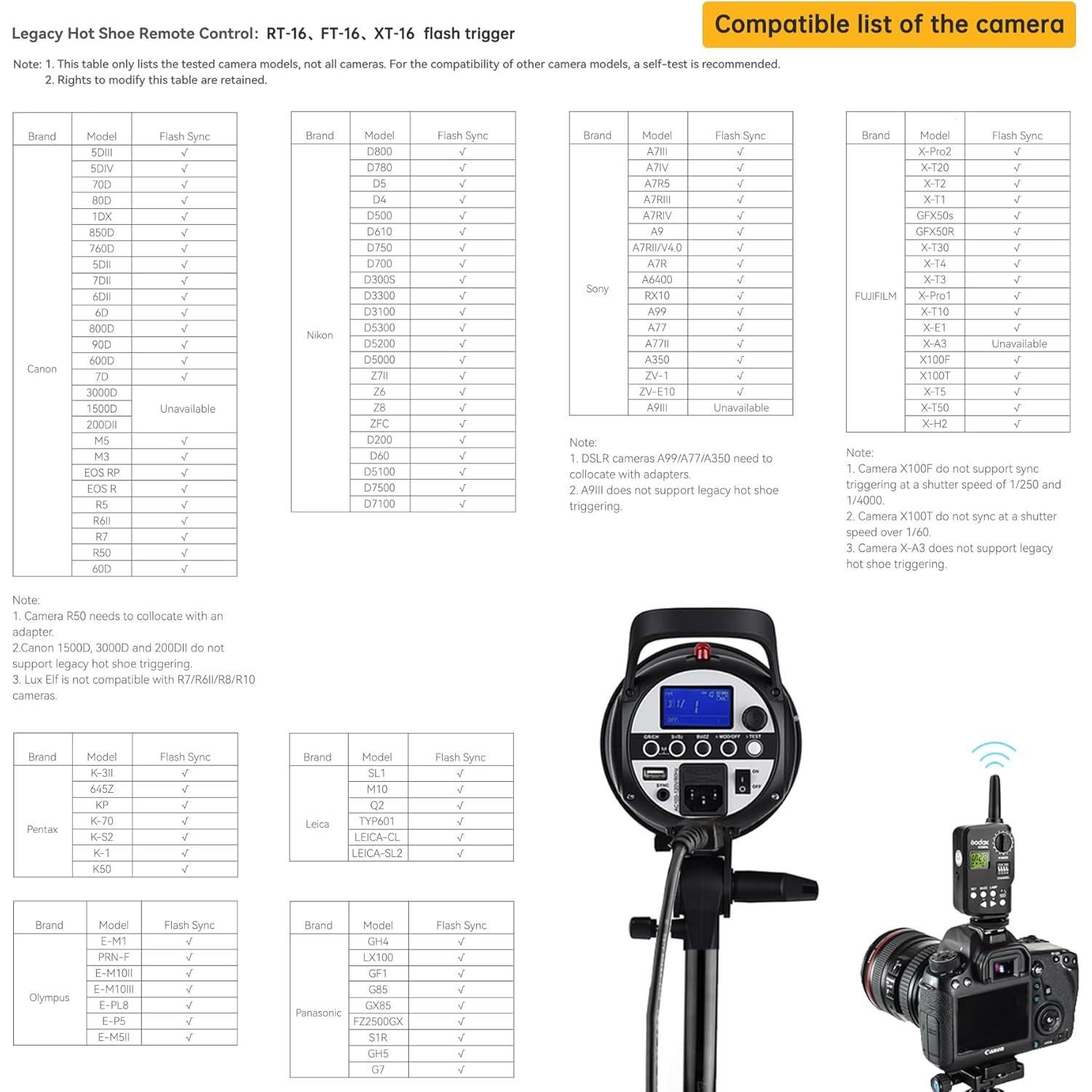 Kit de Luz de Flash Godox SK400II 800W para Estudio