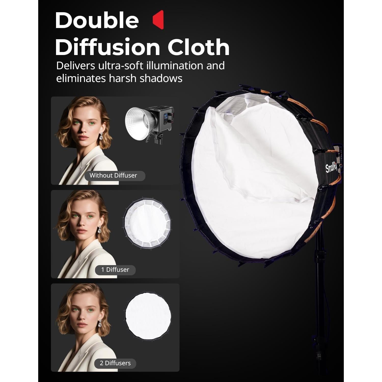 Softbox Parabólico SmallRig FP-60 60 cm Montura Bowens