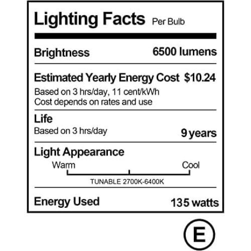 Kit de 2 Bombillas LED Dimmable Skytex 135W E27 2700-6400K
