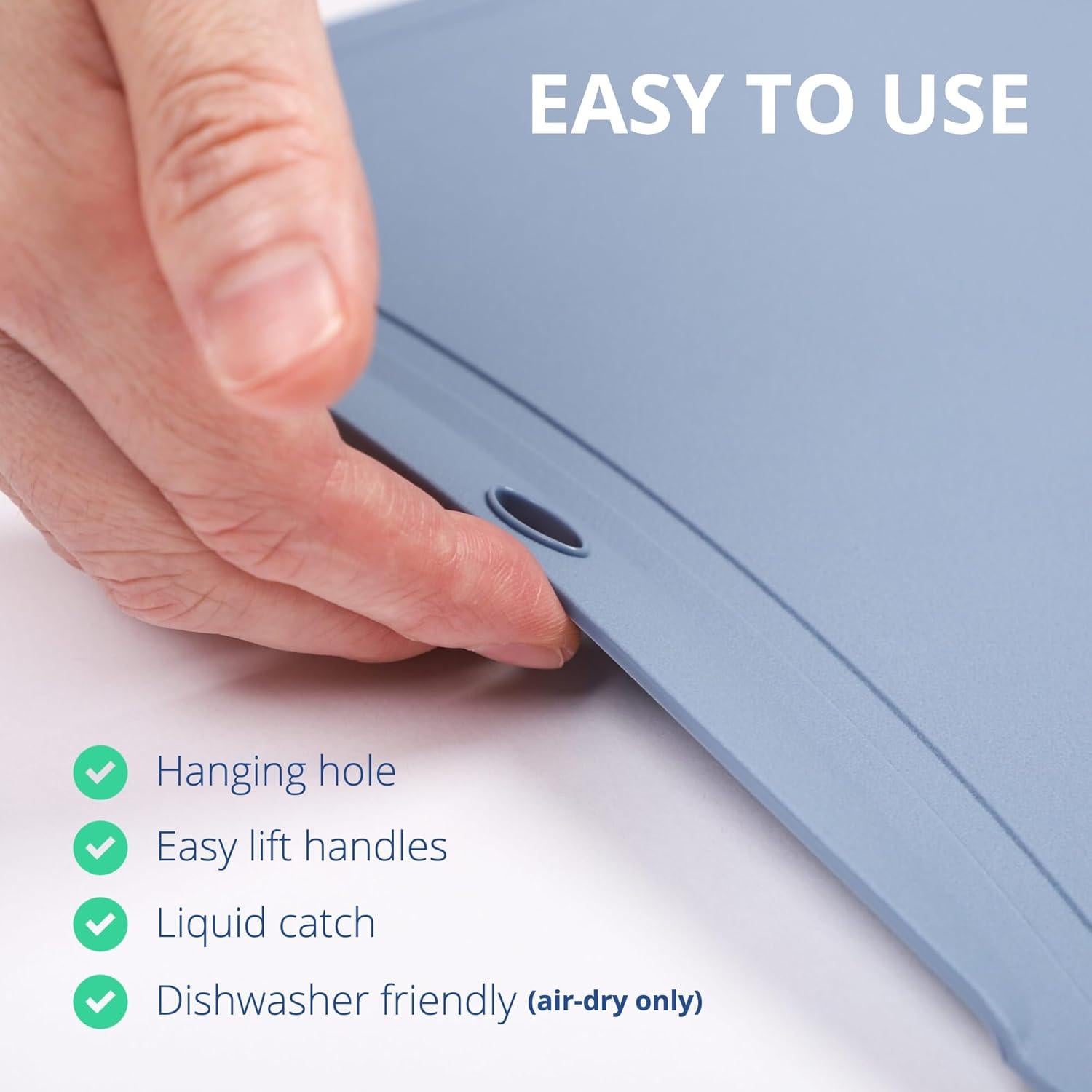 Mat de Corte Mediano Blue Ginkgo TPU 35x25cm Azul Flexible