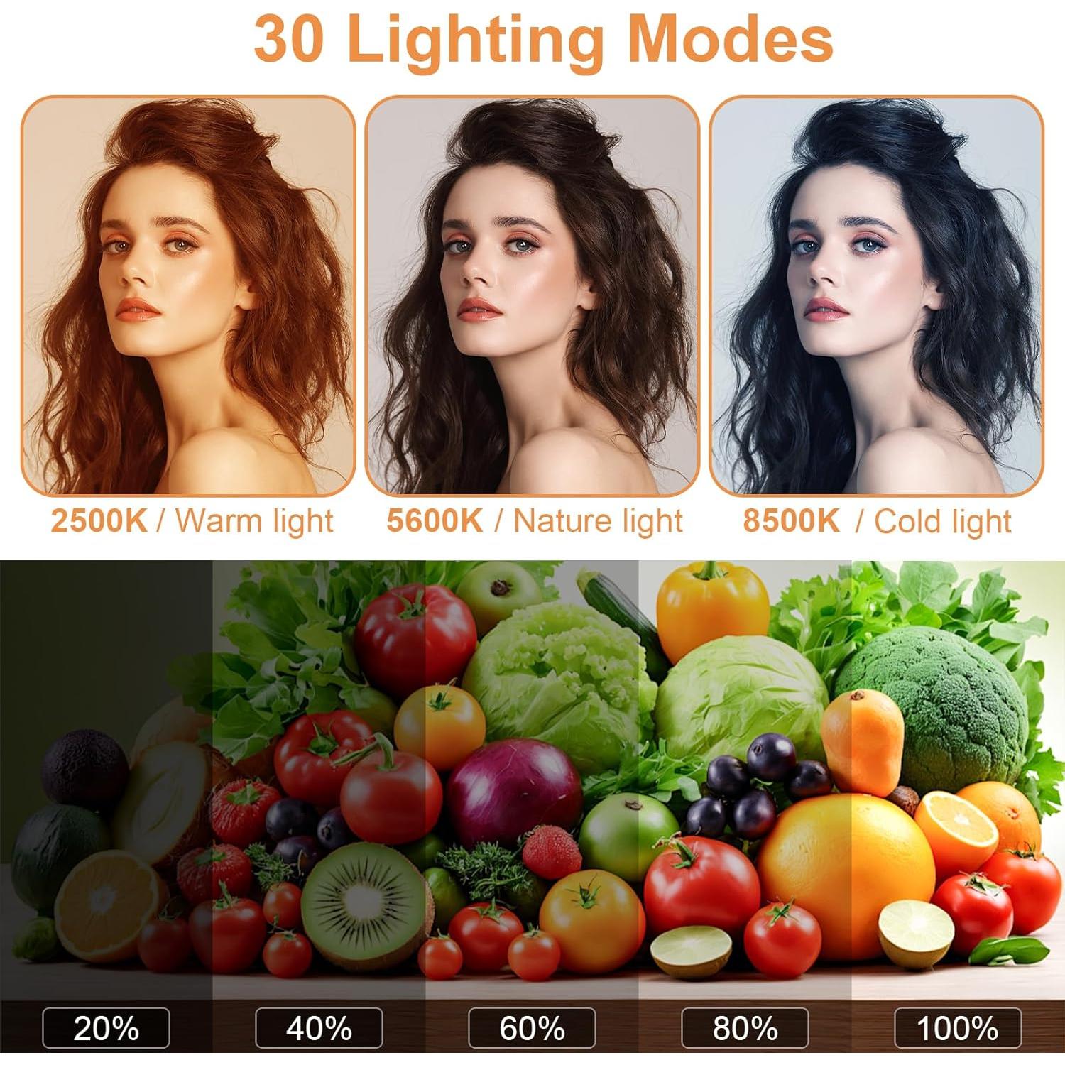 Kit de Iluminación LED Anautin 15W Bicolor 2 Paquetes USB