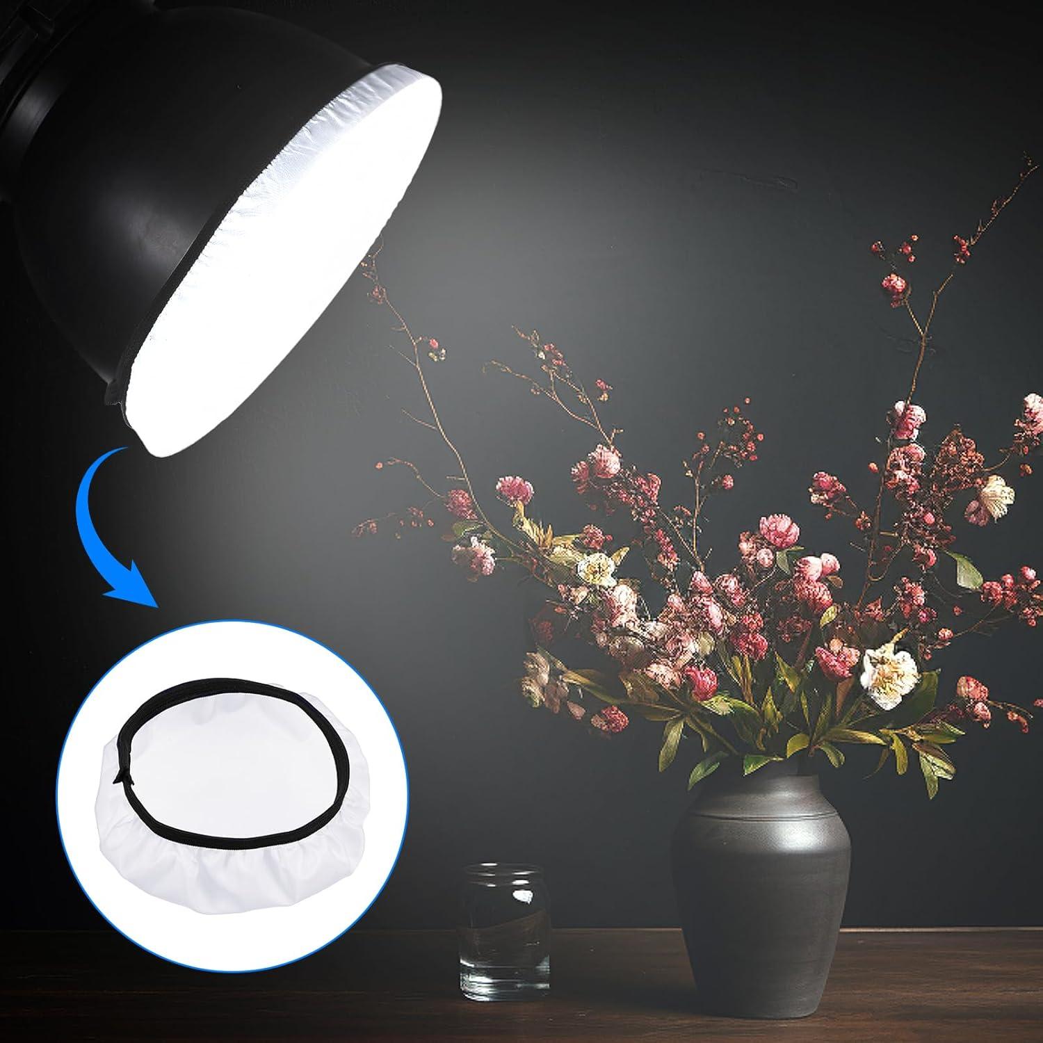 5 Pcs Difusor de Lámpara Aozuo para Reflectores 14-18 cm