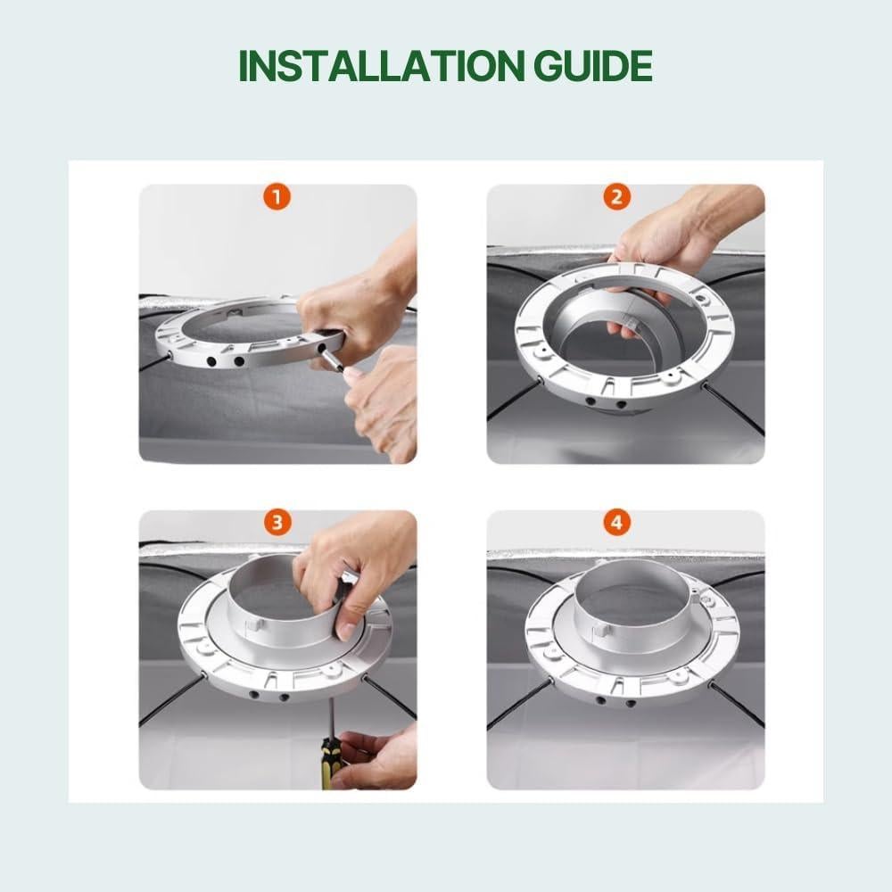 Anillo de velocidad Fotoconic para flash Bowens S