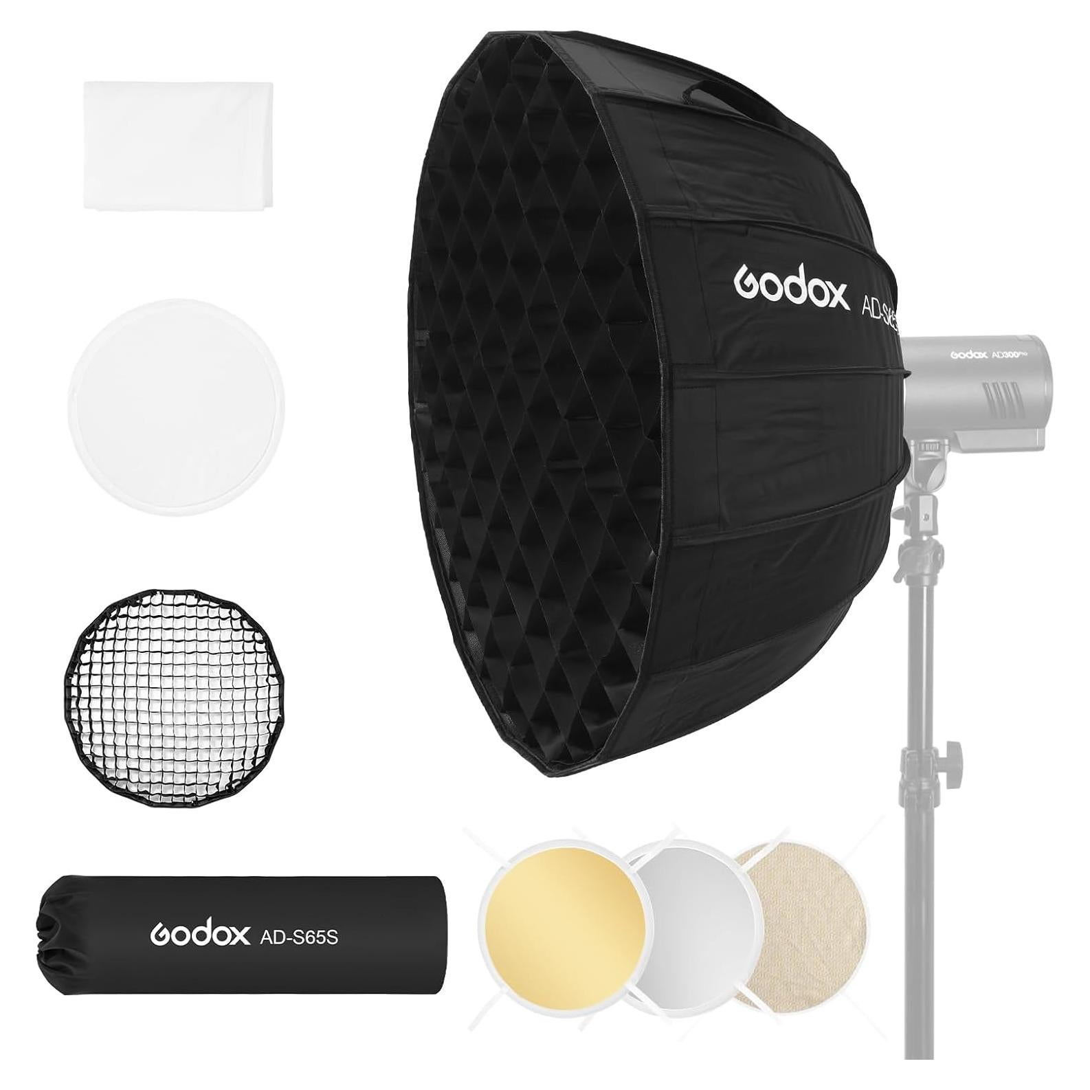 Softbox Godox AD-S65S 65cm con Difusores y Rejilla