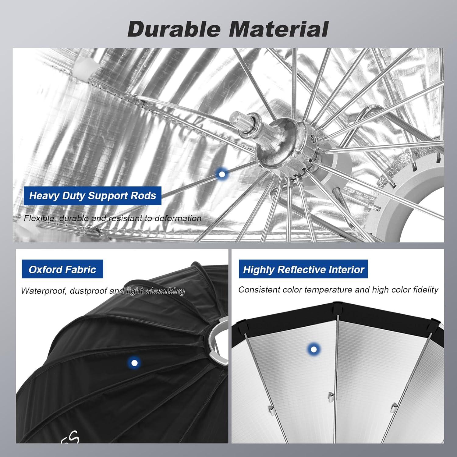 Softbox Godox AD-S65S 65cm con Difusores y Rejilla