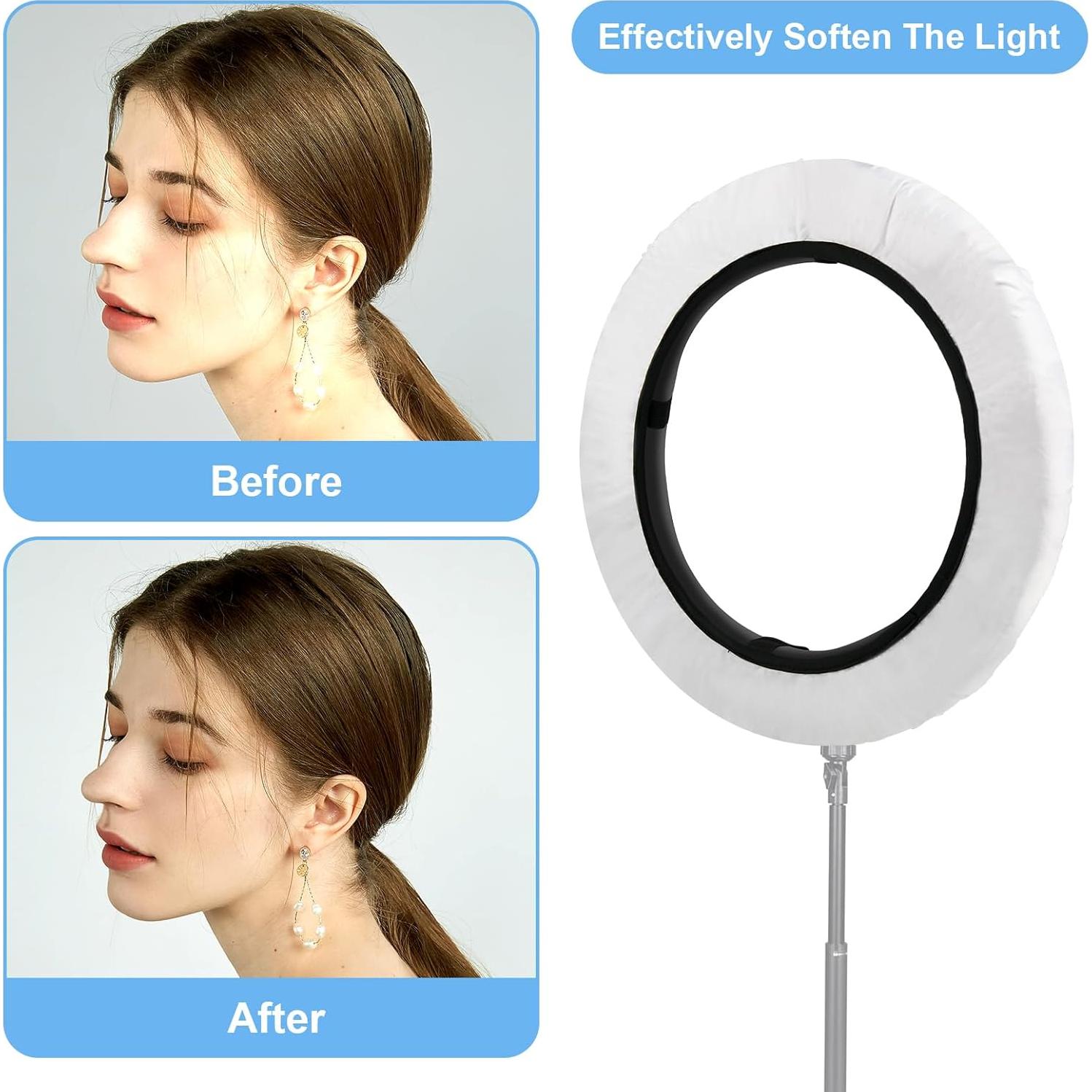 Difusor de Luz Blanca Cosmos para Anillos de 40 a 46 cm