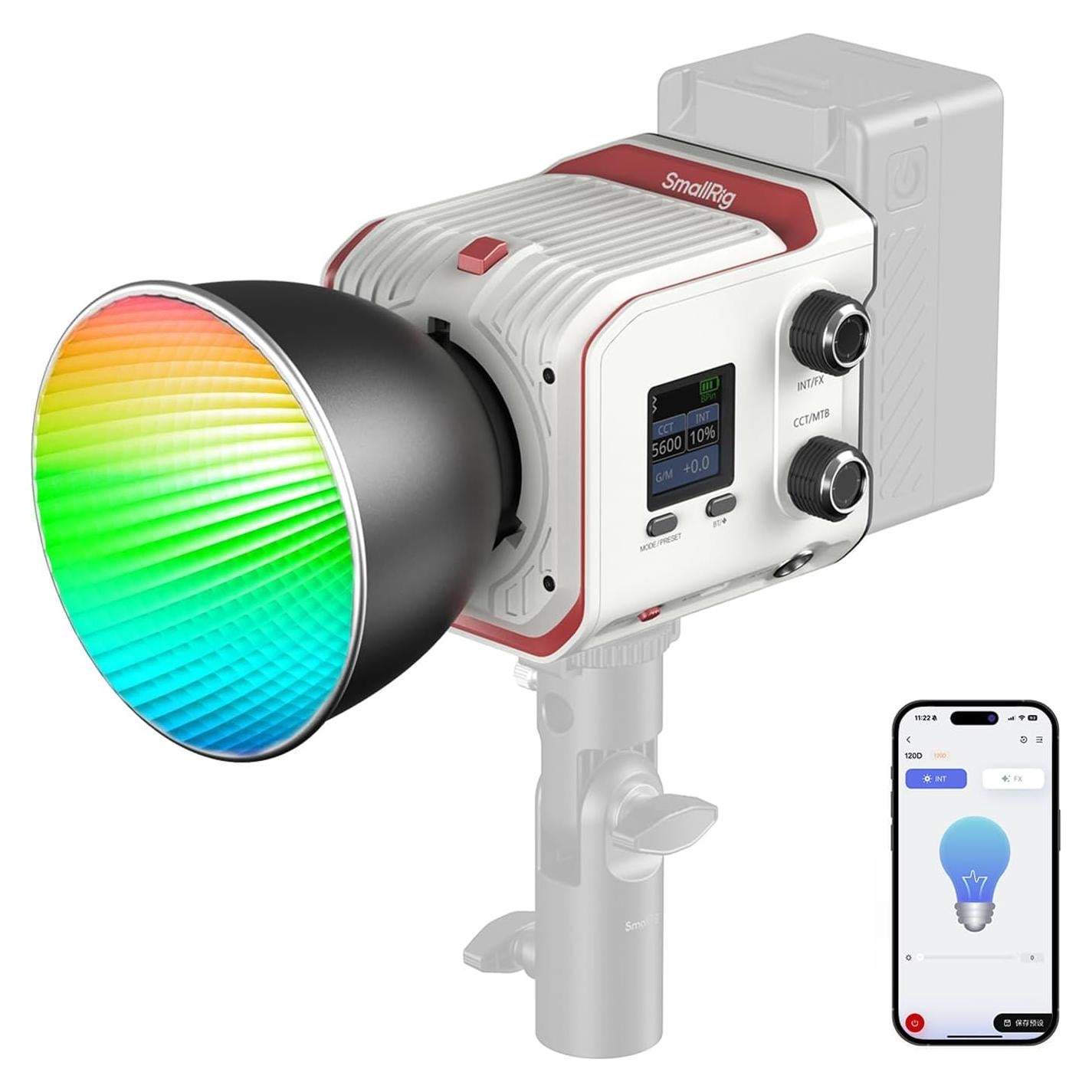 Luz LED de Video SmallRig RC 100C 100W RGBWW Portátil