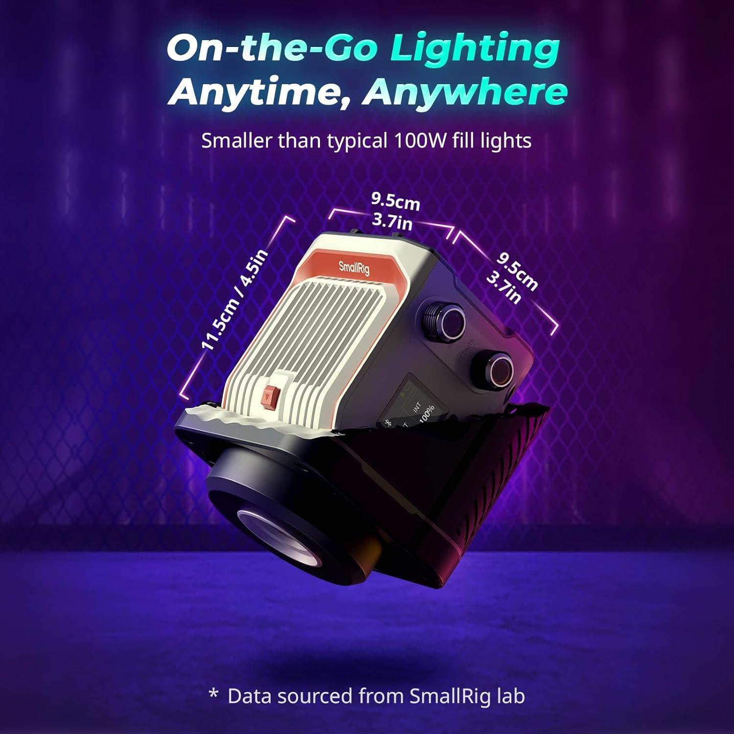 Luz LED de Video SmallRig RC 100C 100W RGBWW Portátil