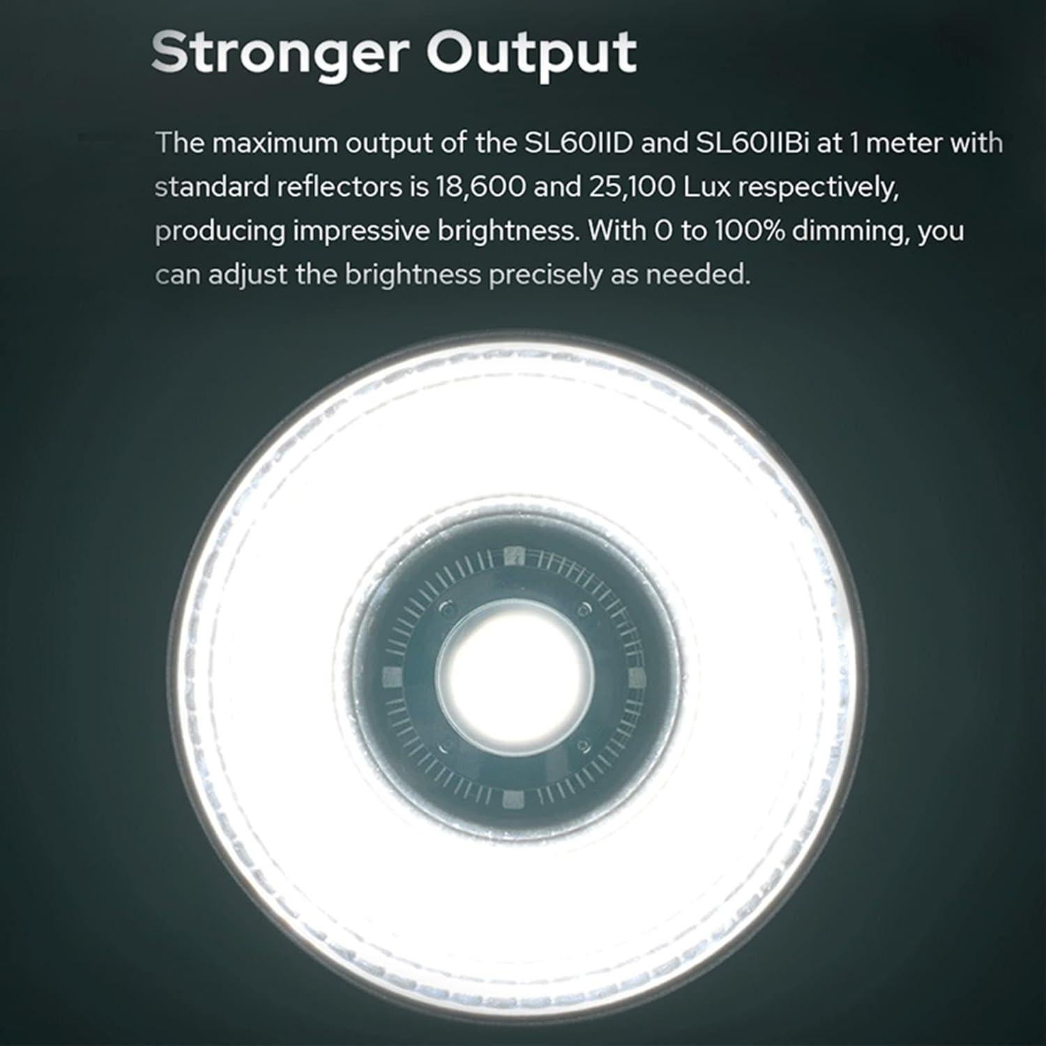 Luz Continua Godox SL60IID 70W 18600Lux 5600K LED con Efectos