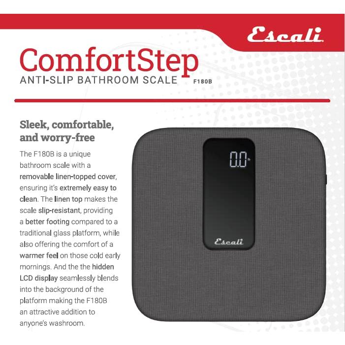 Balanza Digital Antideslizante Escali ComfortStep 181 kg