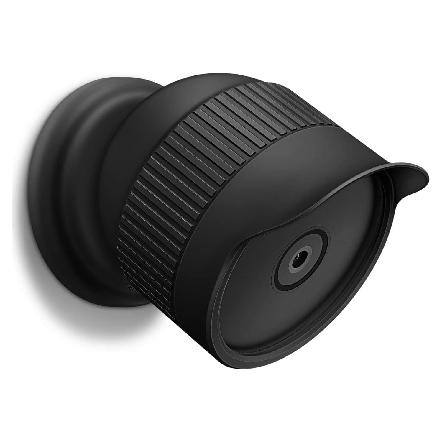 Funda de Silicona Fintie para Nest Cam Batería 2021, Negra