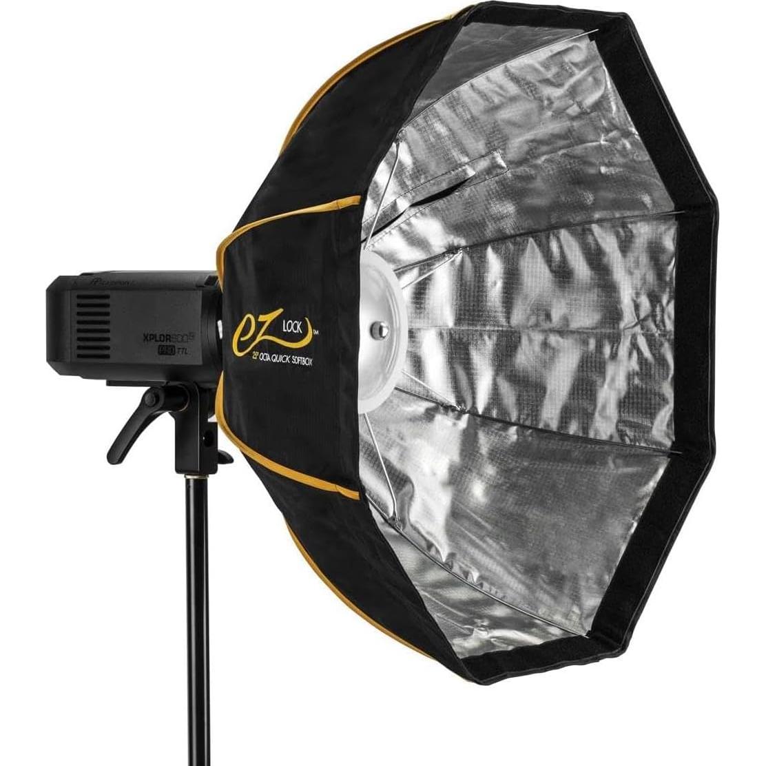 Softbox Octa Quick 24" Glow EZ Lock para Flashpoint XPLOR