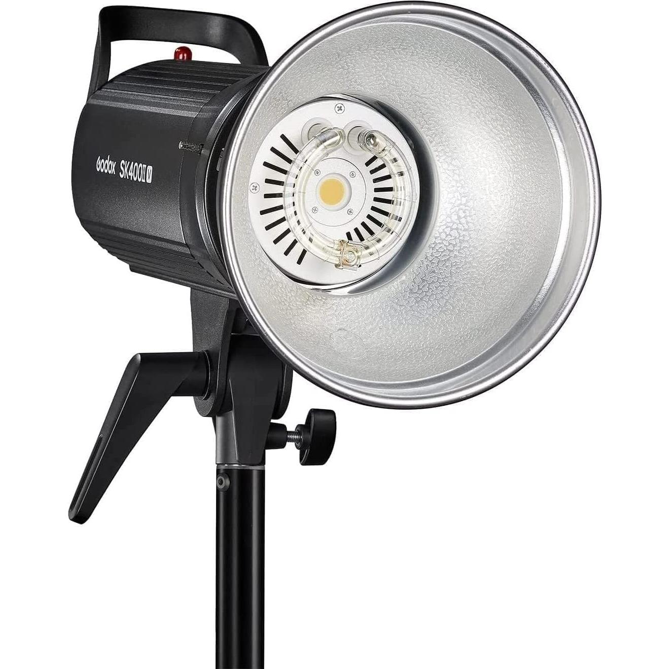 Flash Estudio Godox SK400II-V 400Ws con Soporte y Softbox