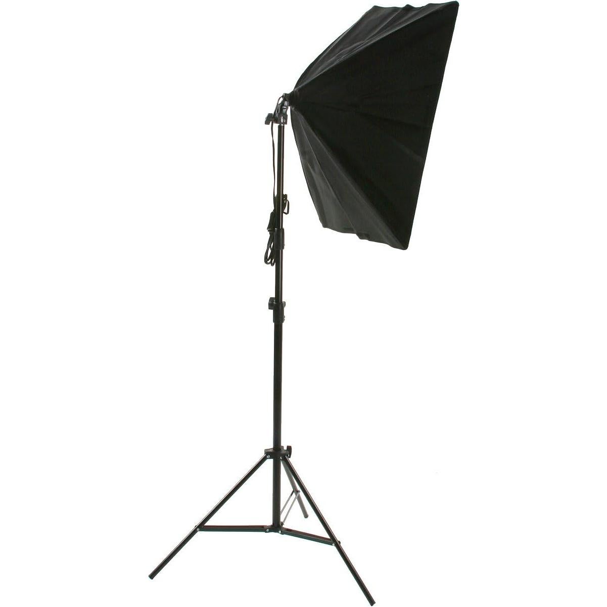 Kit de Luz de Estudio ePhoto 2 Softbox 40x60cm para Foto y Video
