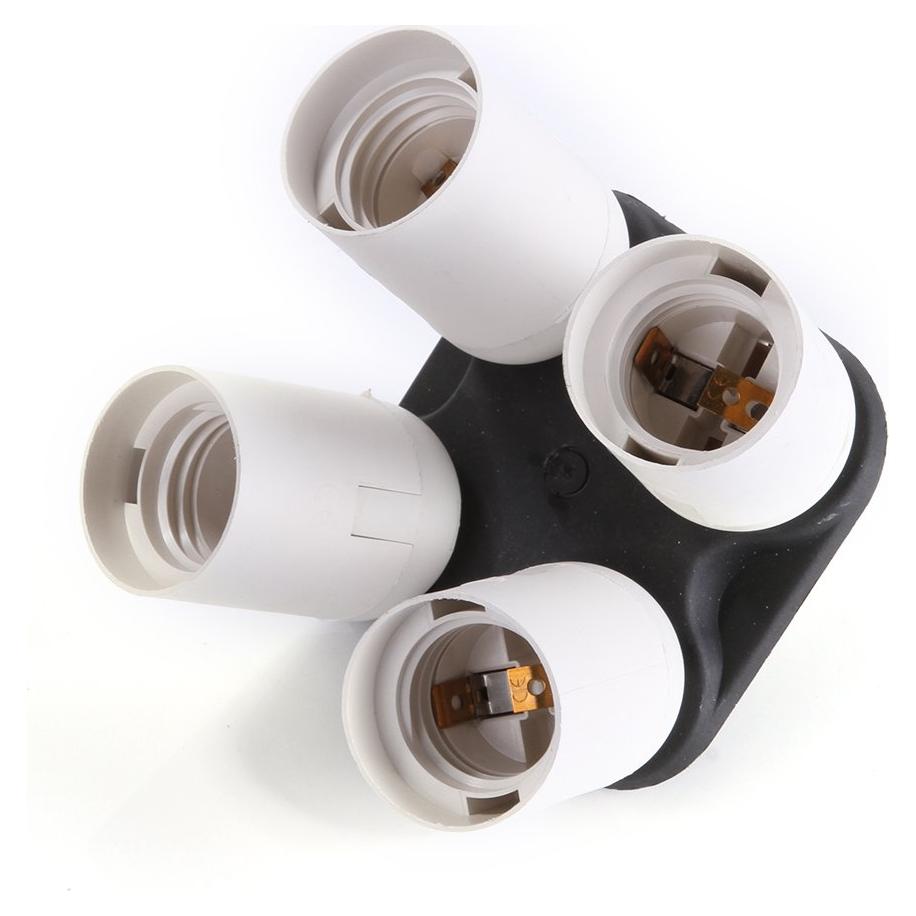 Adaptador E27 4 en 1 Foto4easy para Bombillas de Luz