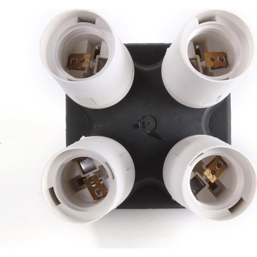 Adaptador E27 4 en 1 Foto4easy para Bombillas de Luz