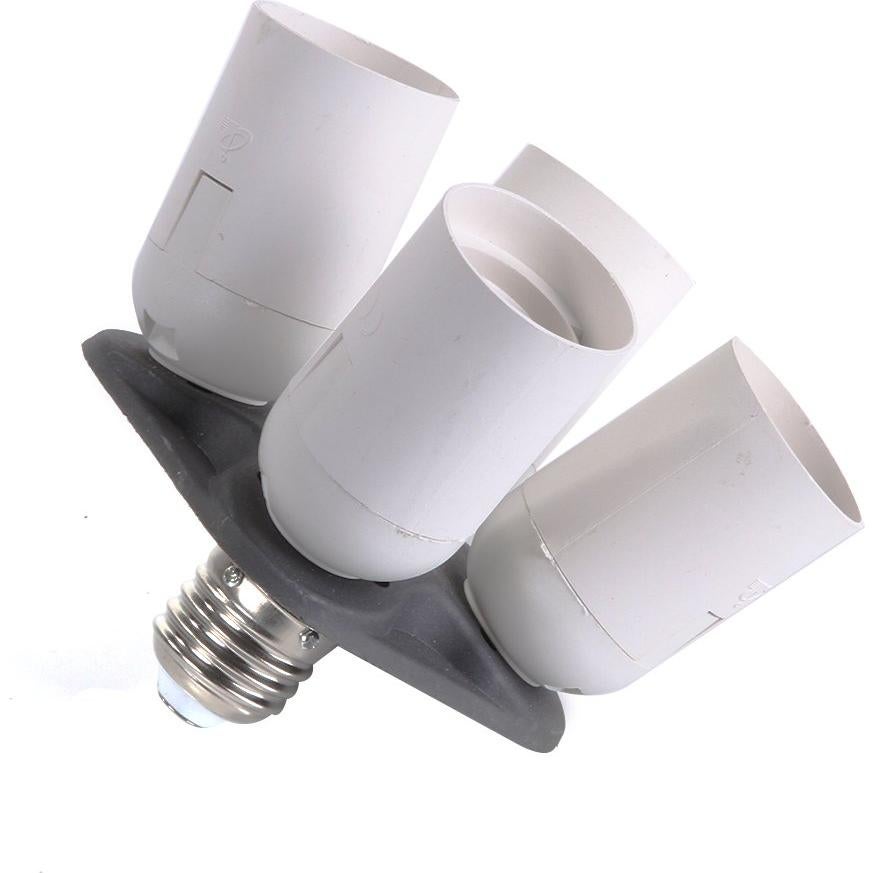 Adaptador E27 4 en 1 Foto4easy para Bombillas de Luz