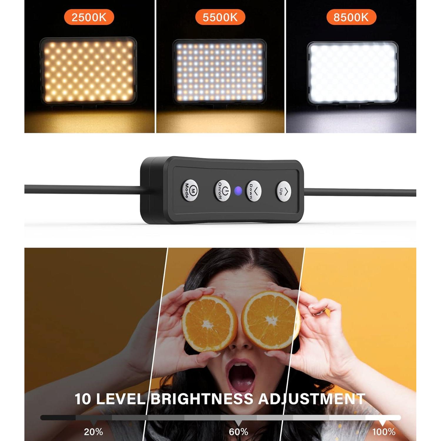 Kit de Iluminación LED Unicucp con Trípode 160 cm y Luz Regulable