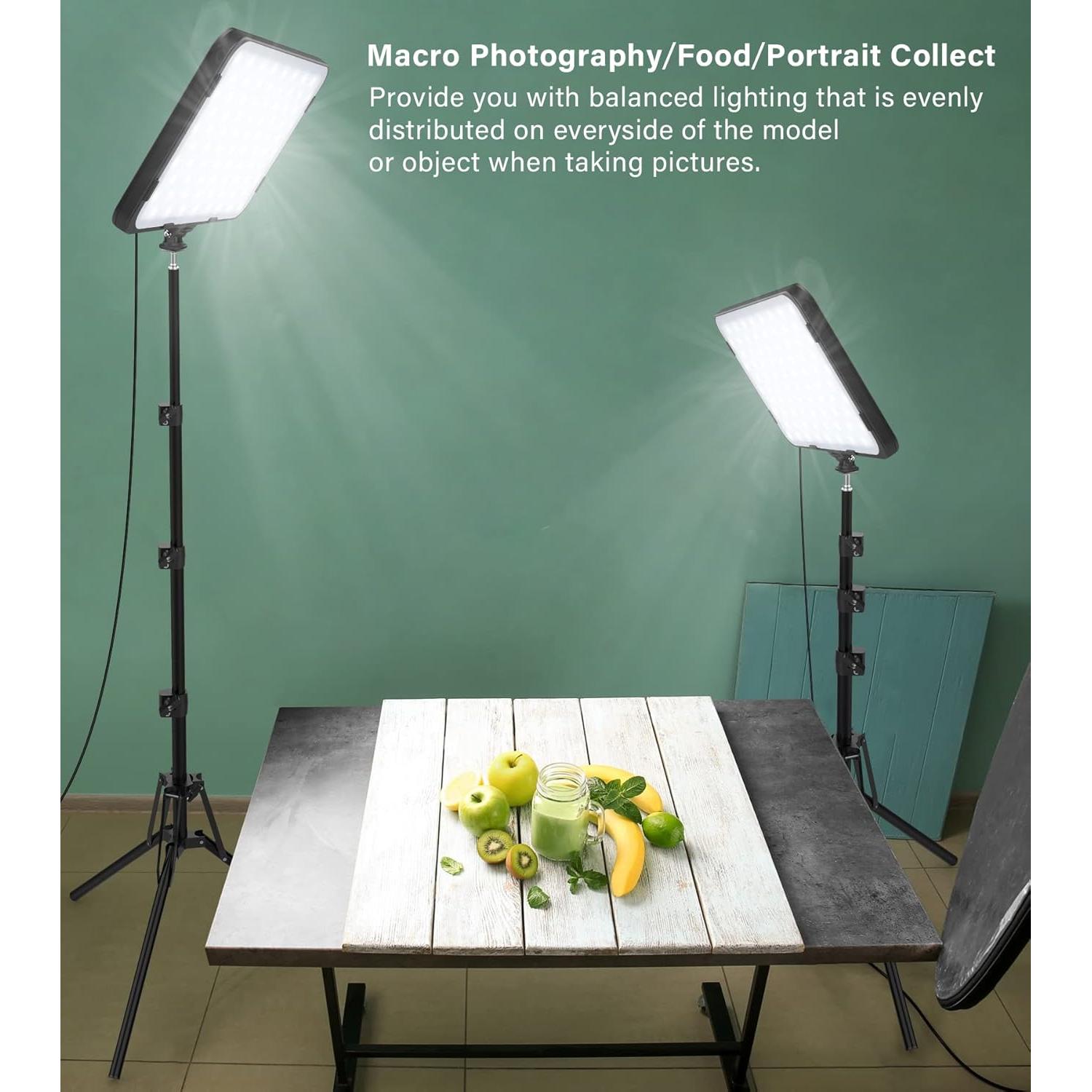 Kit de Iluminación LED Unicucp con Trípode 160 cm y Luz Regulable