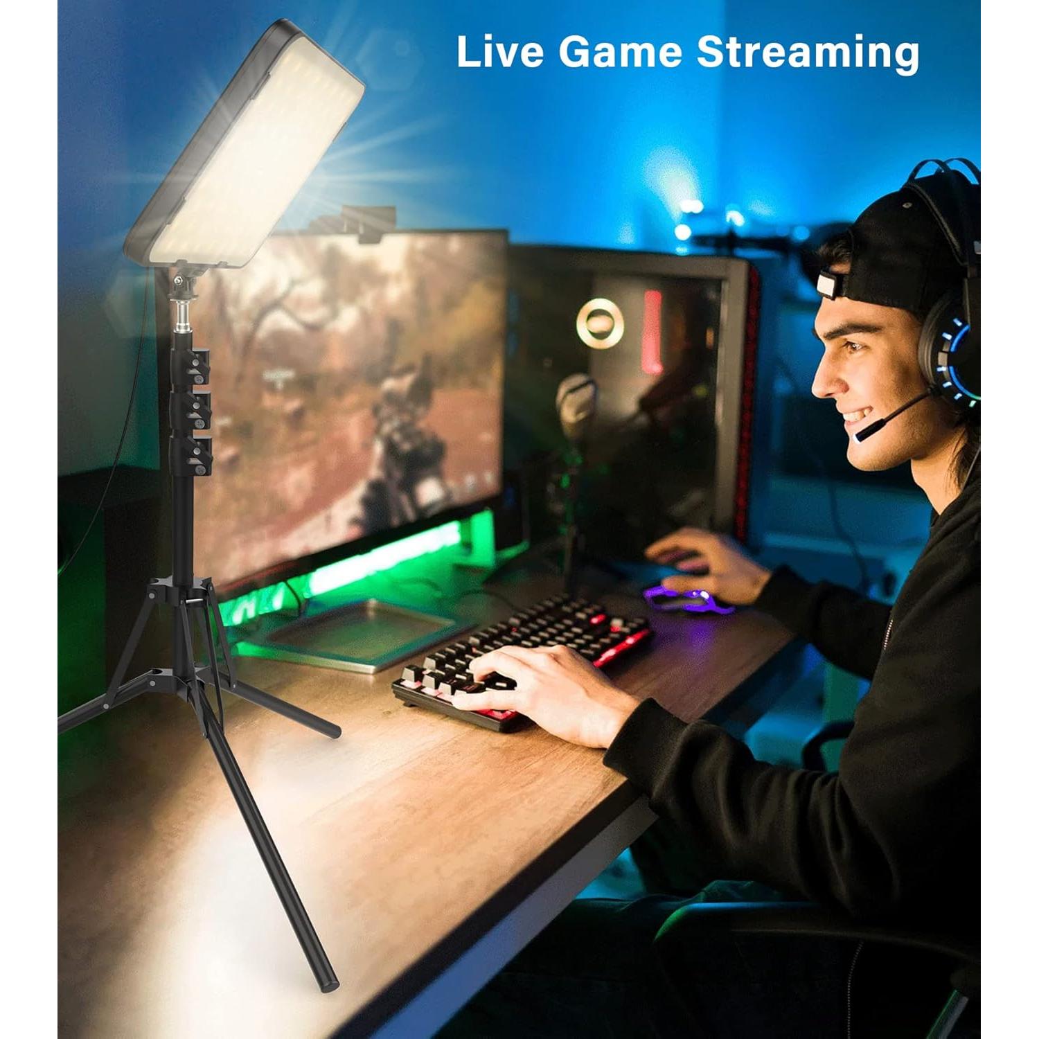 Kit de Iluminación LED Unicucp con Trípode 160 cm y Luz Regulable