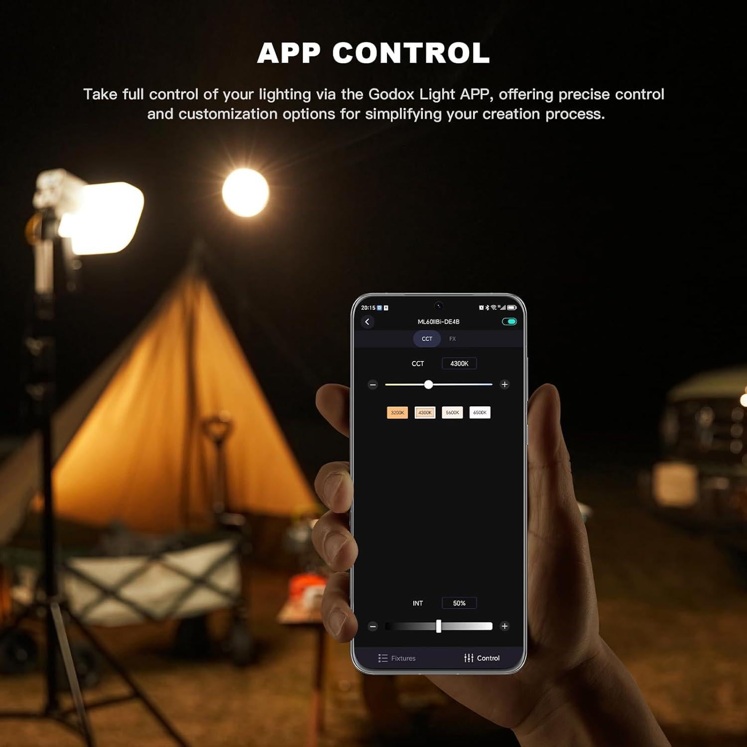 Godox ML60IIBi Luz LED Bi-Color 70W 2800-5600K Kit Portátil