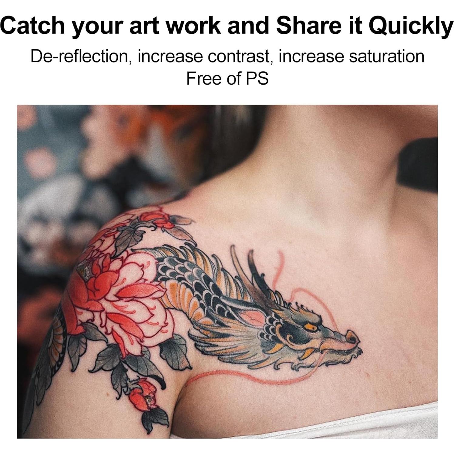 Kit de Fotografía Profesional para Tatuajes Beoncall, 120 LED