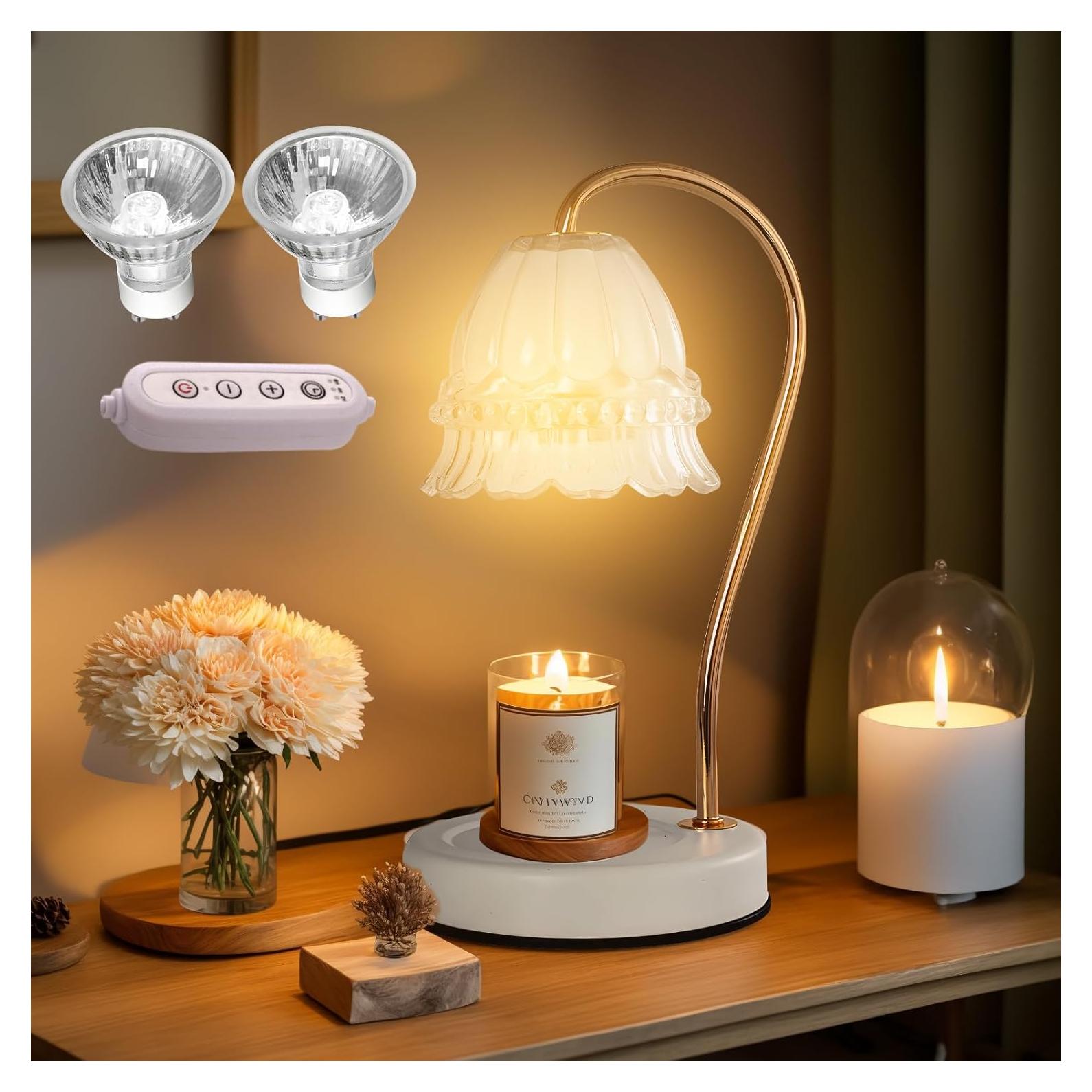 Lámpara Calentadora de Velas Droyek 50W Regulable Blanca