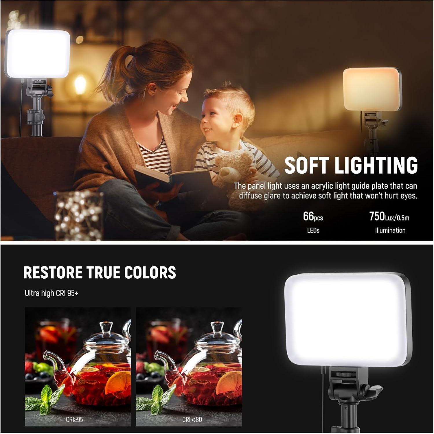 Kit de Iluminación LED Bi Color NEEWER 660 PRO RGB 50W 2 Piezas