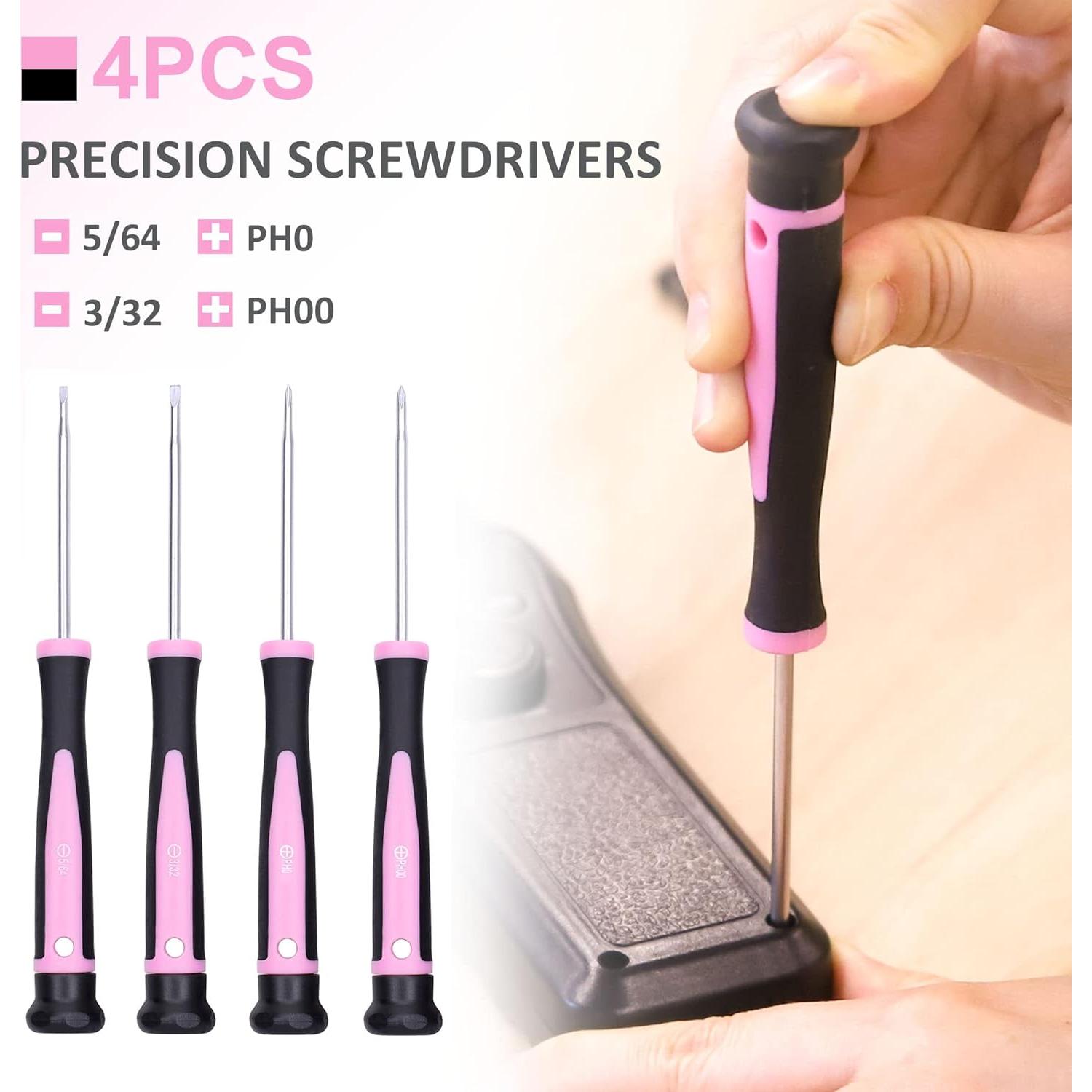 Juego de Destornilladores Magnéticos 21 Piezas FASTPRO Rosa