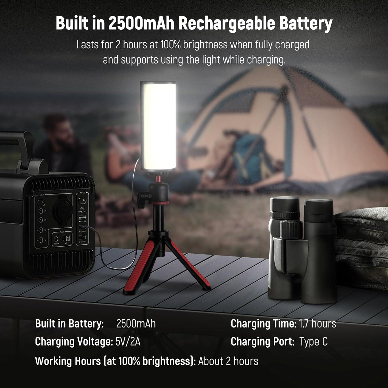 Varita de Luz LED NEEWER TL96RGB 2500-8500K con Trípode