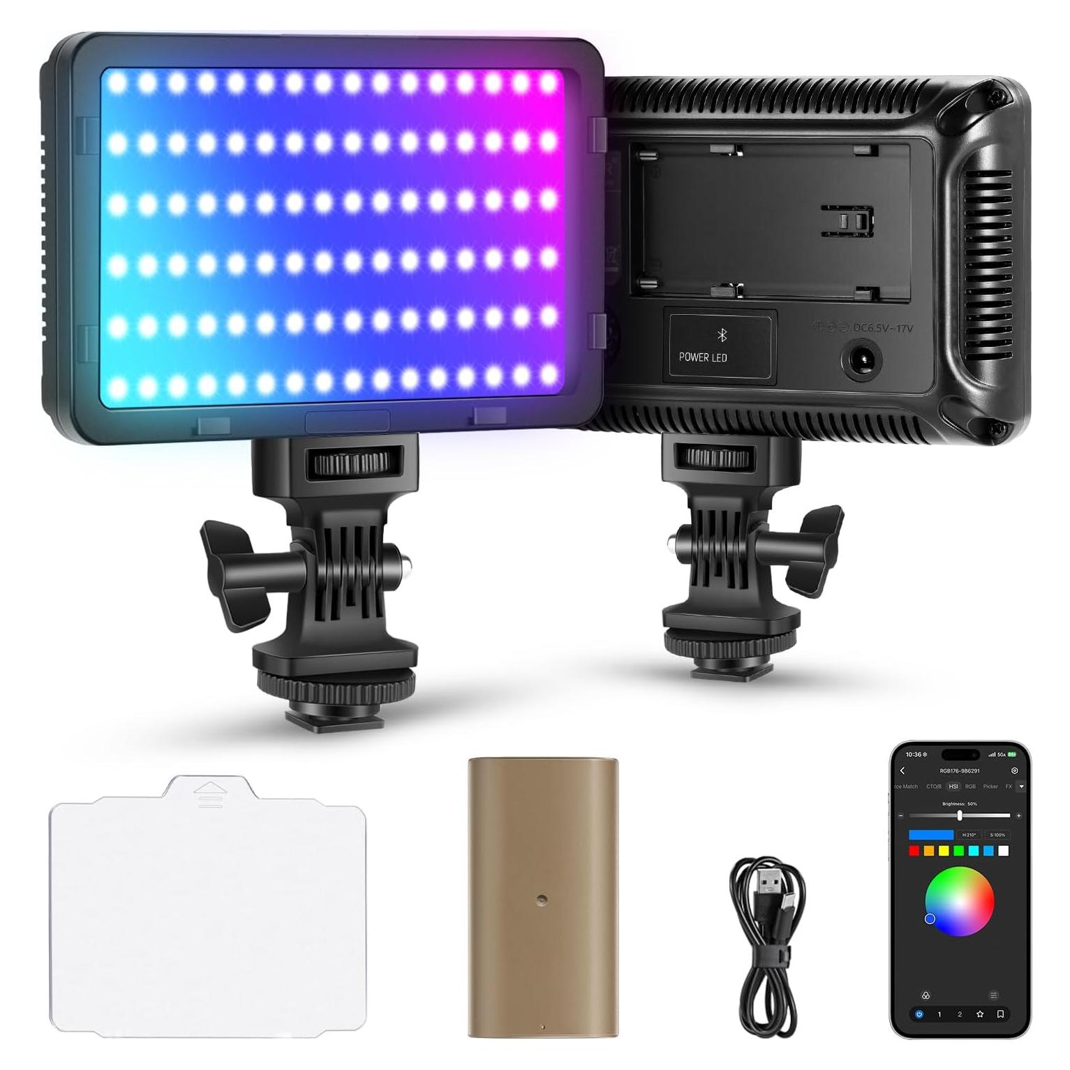 Luz de Video RGB NEEWER RGB176 con Batería 4300mAh LED