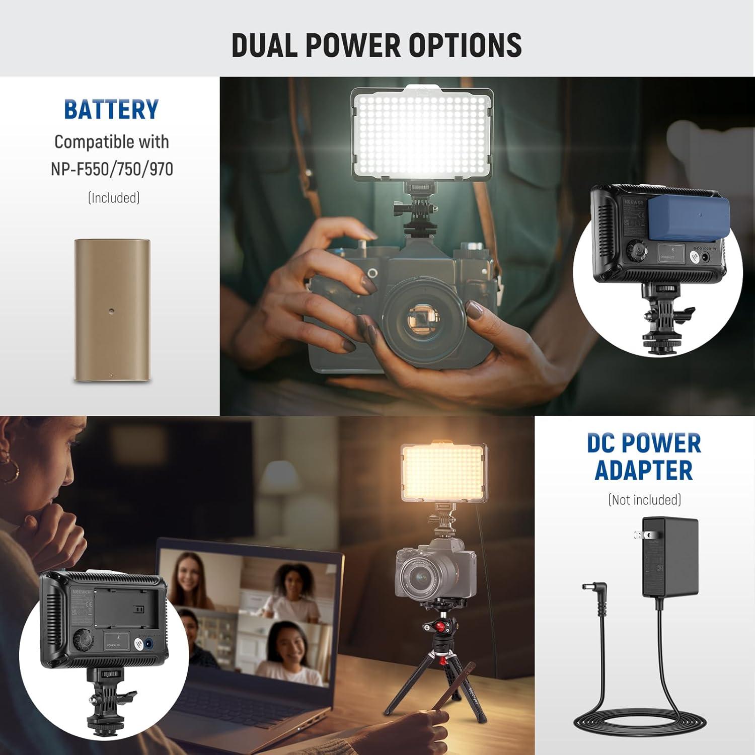 Luz de Video RGB NEEWER RGB176 con Batería 4300mAh LED