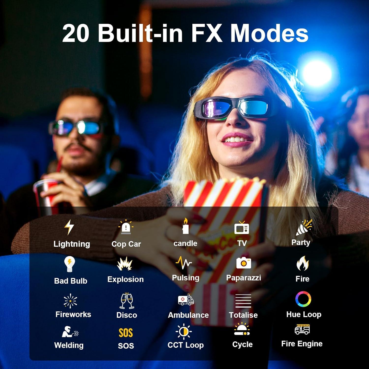 GVM 800D RGB LED Luz de Video Bi-Color 3200K-5600K