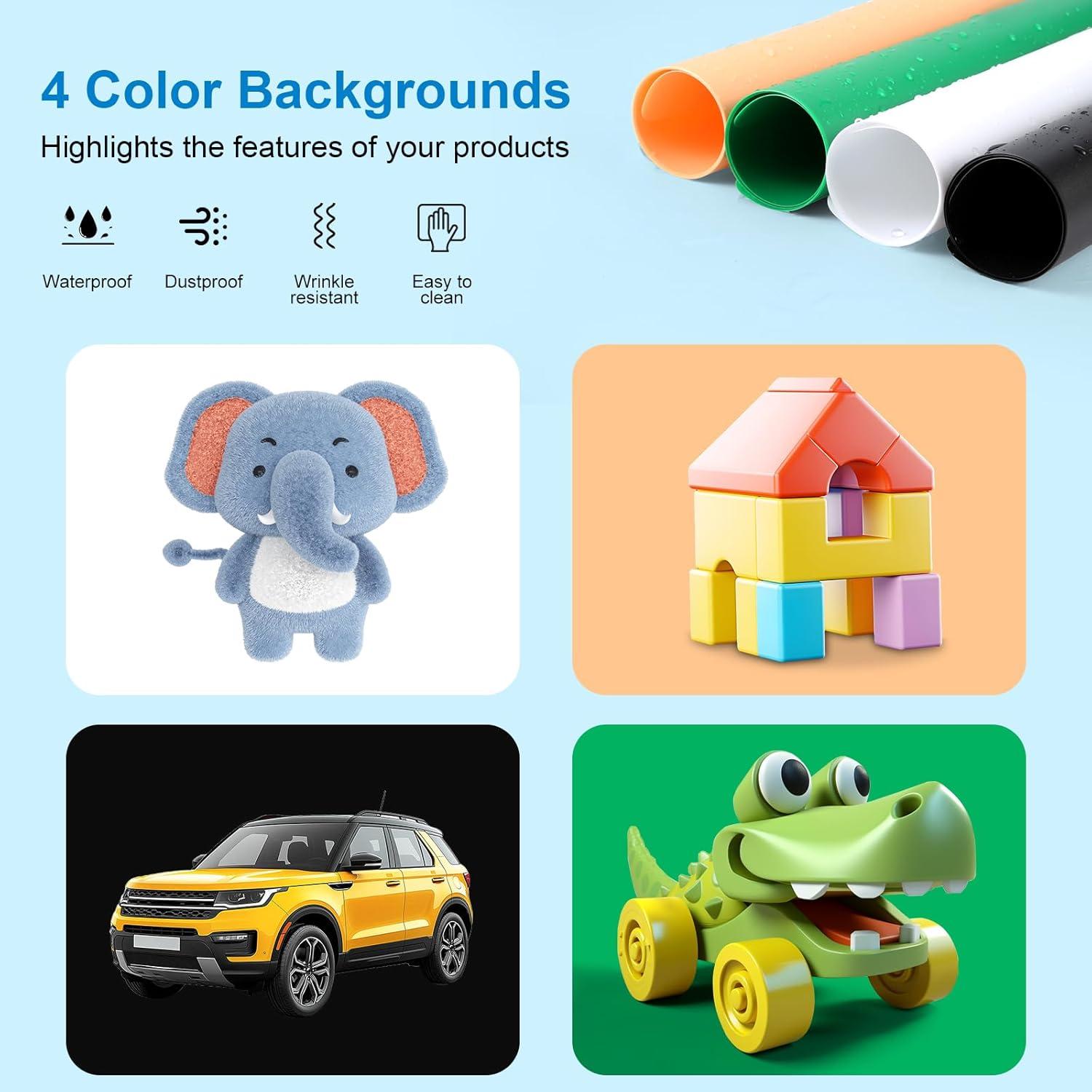 Estudio Fotográfico Portátil DIYLooks 30.48cm con 144 LEDs