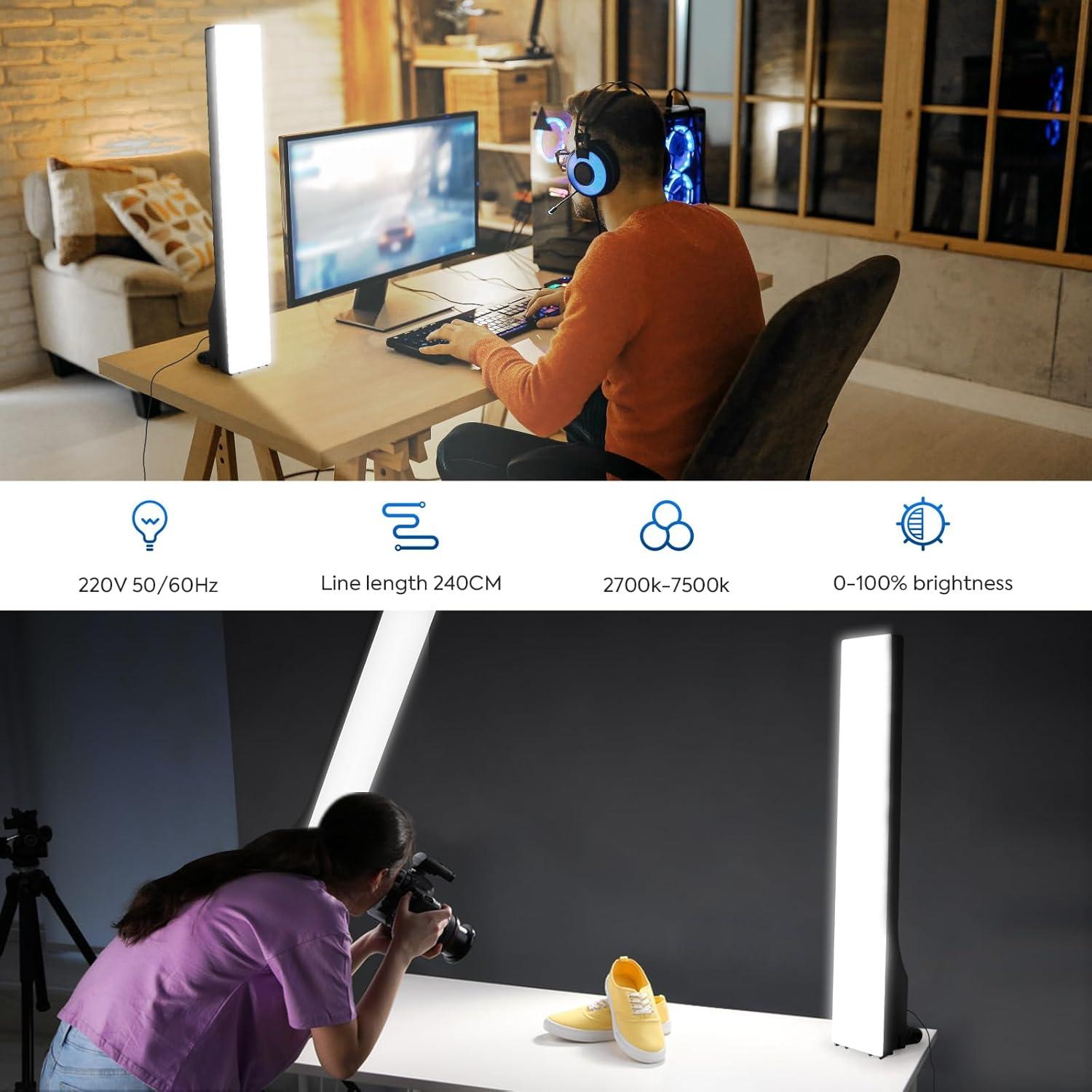 Kit de Iluminación LED SEDGEWIN 2 Piezas 36W 2500-7500K